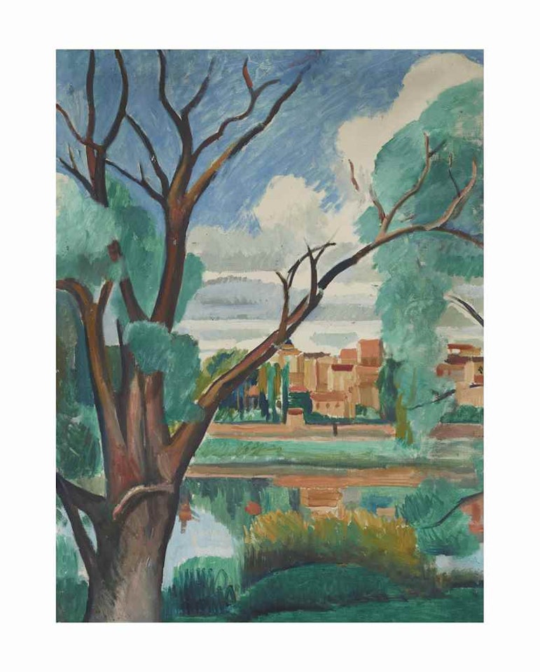 Bords de Seine à Carrières-sur-Seine by Andre Derain