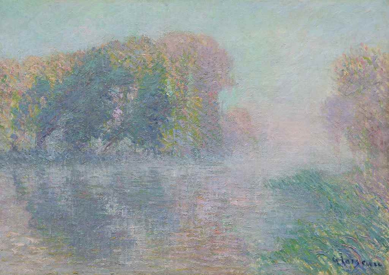 La rivière en Automne (Bord de seine) by Gustave Loiseau