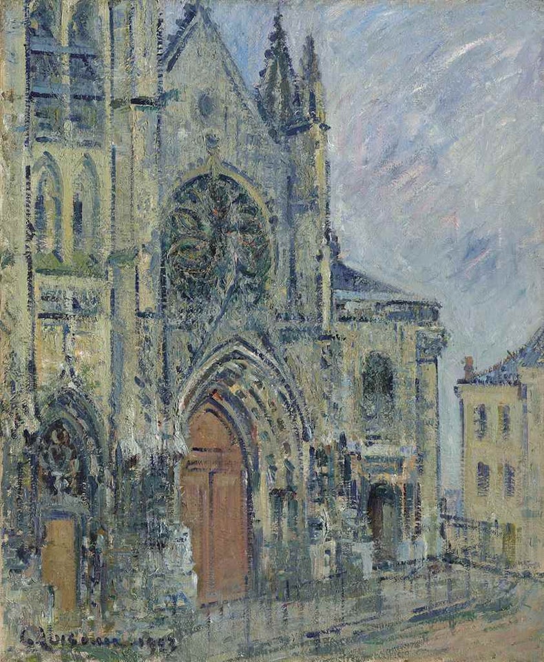 L'Eglise St Maclou, Pontoise by Gustave Loiseau