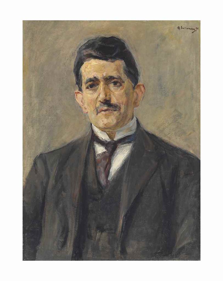 Bildnis des Verlegers Bruno Cassirer by Max Liebermann