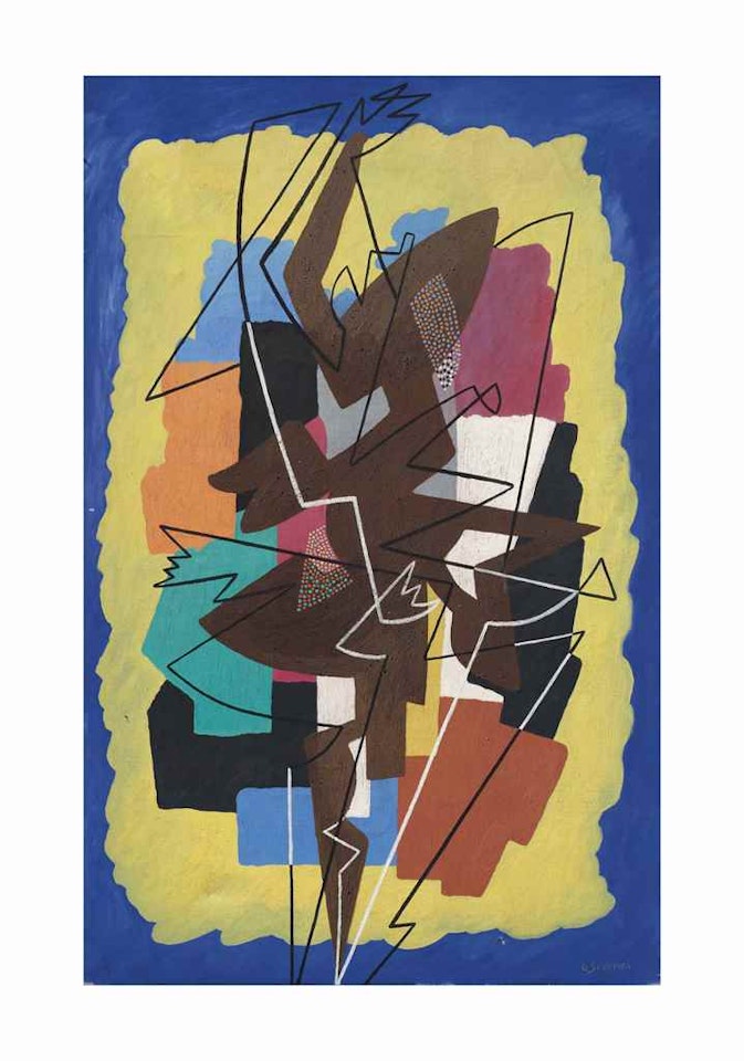 Rythme d'une danseuse (Mouvement - Son - Lumière) by Gino Severini