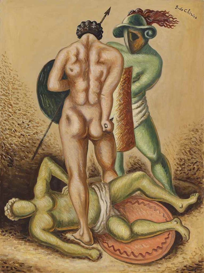Tre gladiatori by Giorgio de Chirico