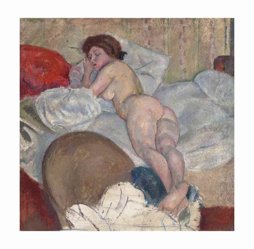 Dans une chambre d'hôtel by Jules Pascin
