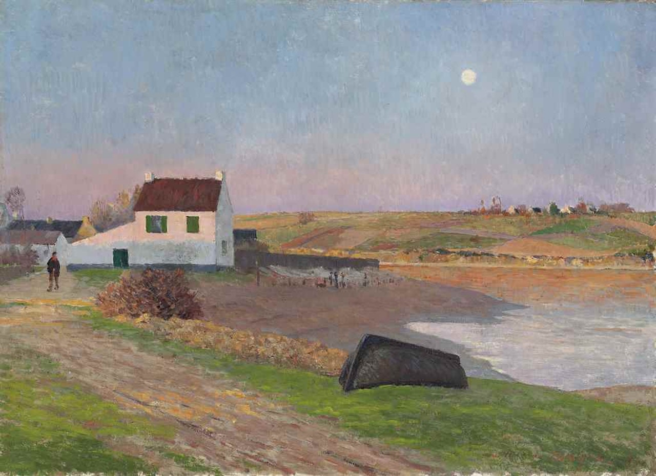 Le port du Pouldu, l'embouchure de la Laïta by Maxime Maufra