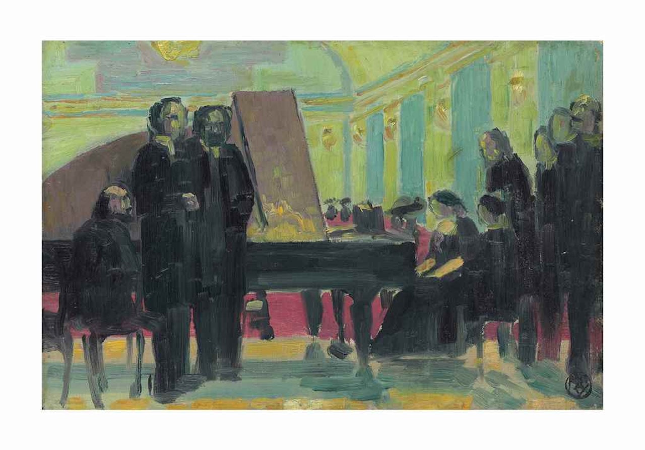 Une réunion musicale by Maurice Denis