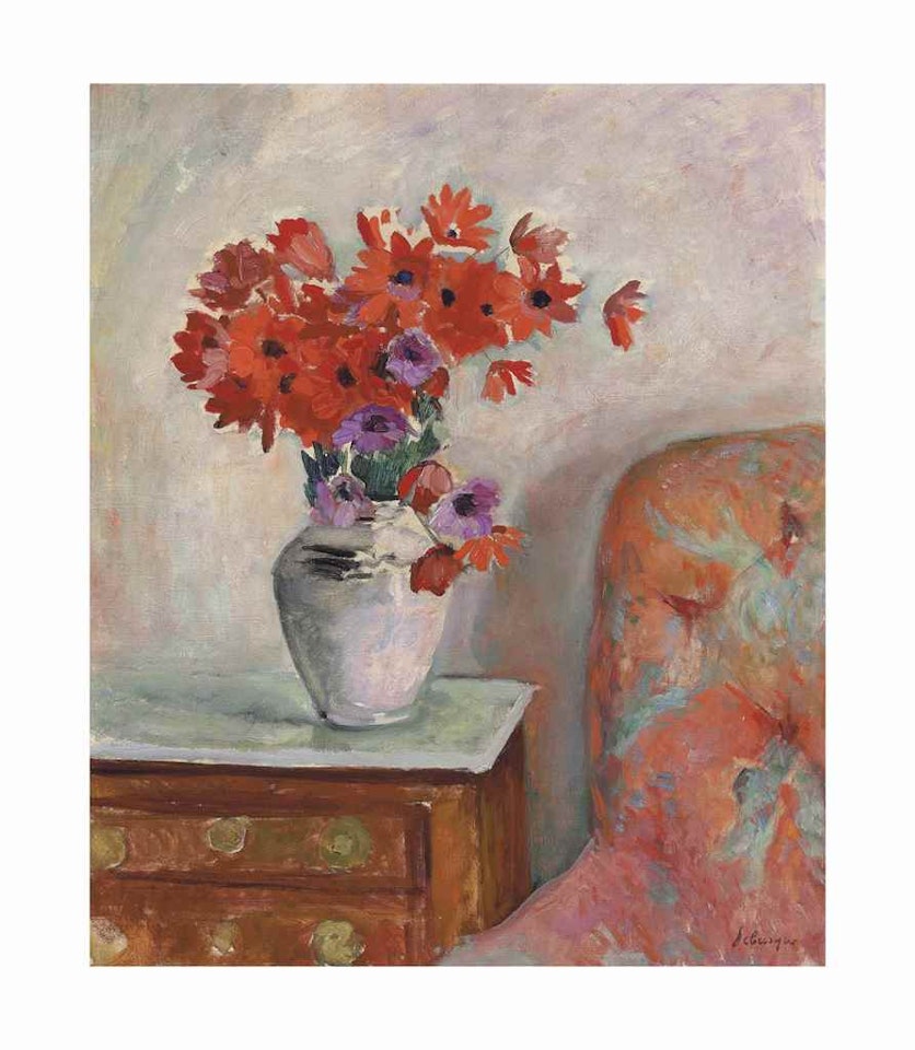 Fleurs dans un vase by Henri Lebasque
