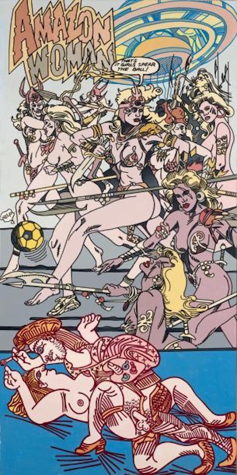 Amazon woman by Erro
