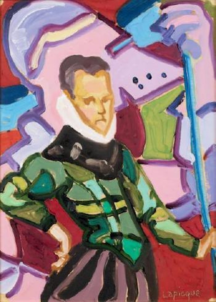 L'homme à l'armure by Charles Lapicque
