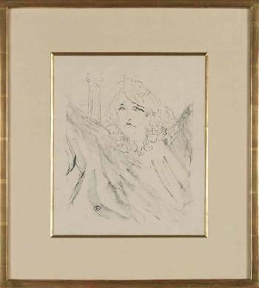 Sarah Bernhardt. Cléo de Mérode. Lucien Guitry ,
1898 by Henri de Toulouse-Lautrec