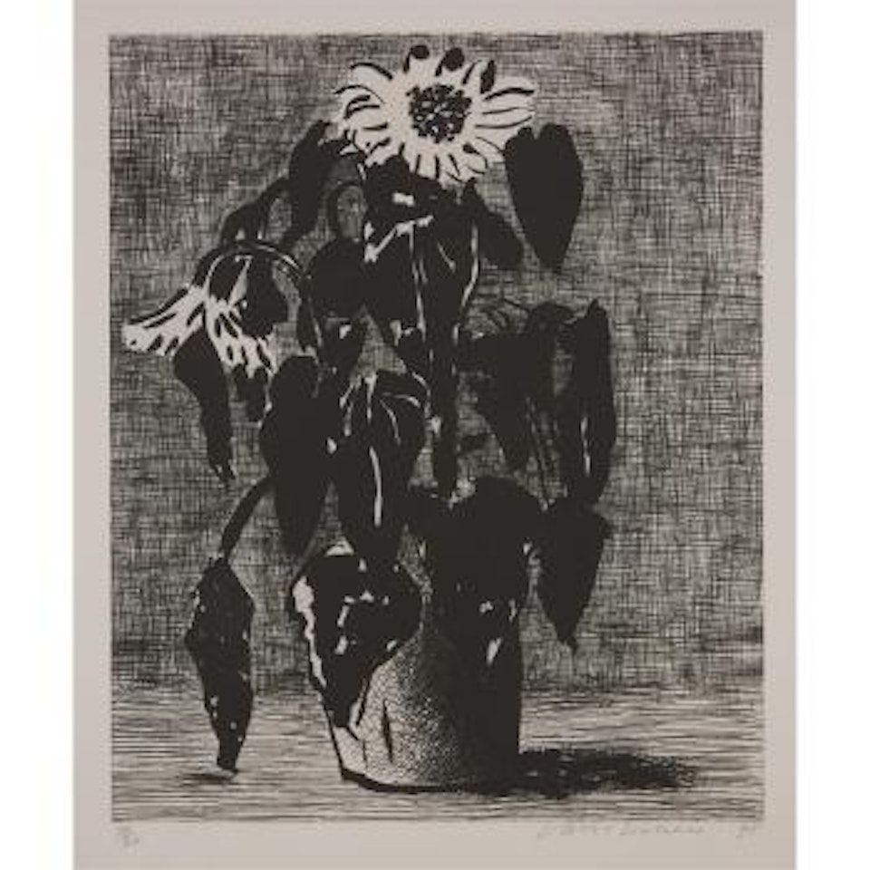 Sunflower I by David Hockney