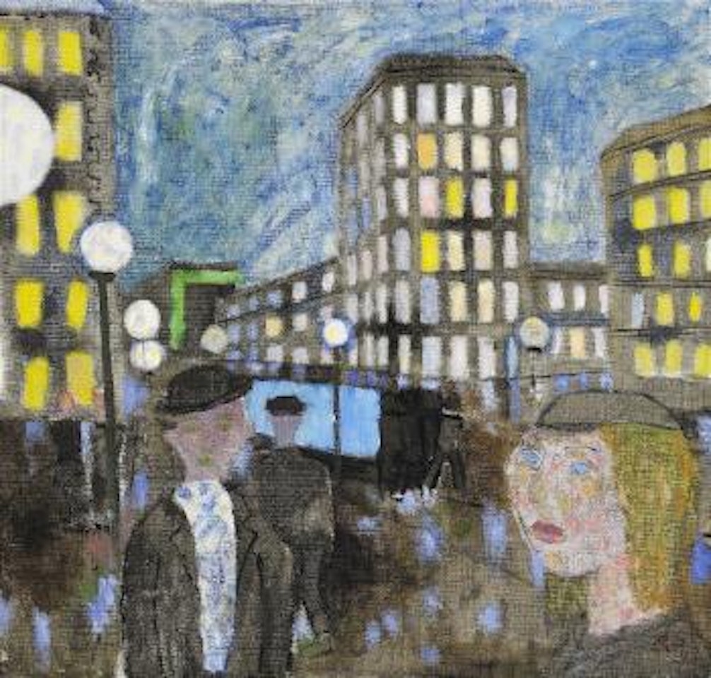 På promenad i staden by Ragnar Sandberg