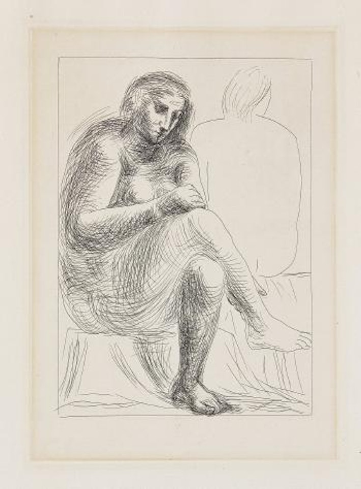 Au Bain - Suite Vollard ,
1930 by Pablo Picasso