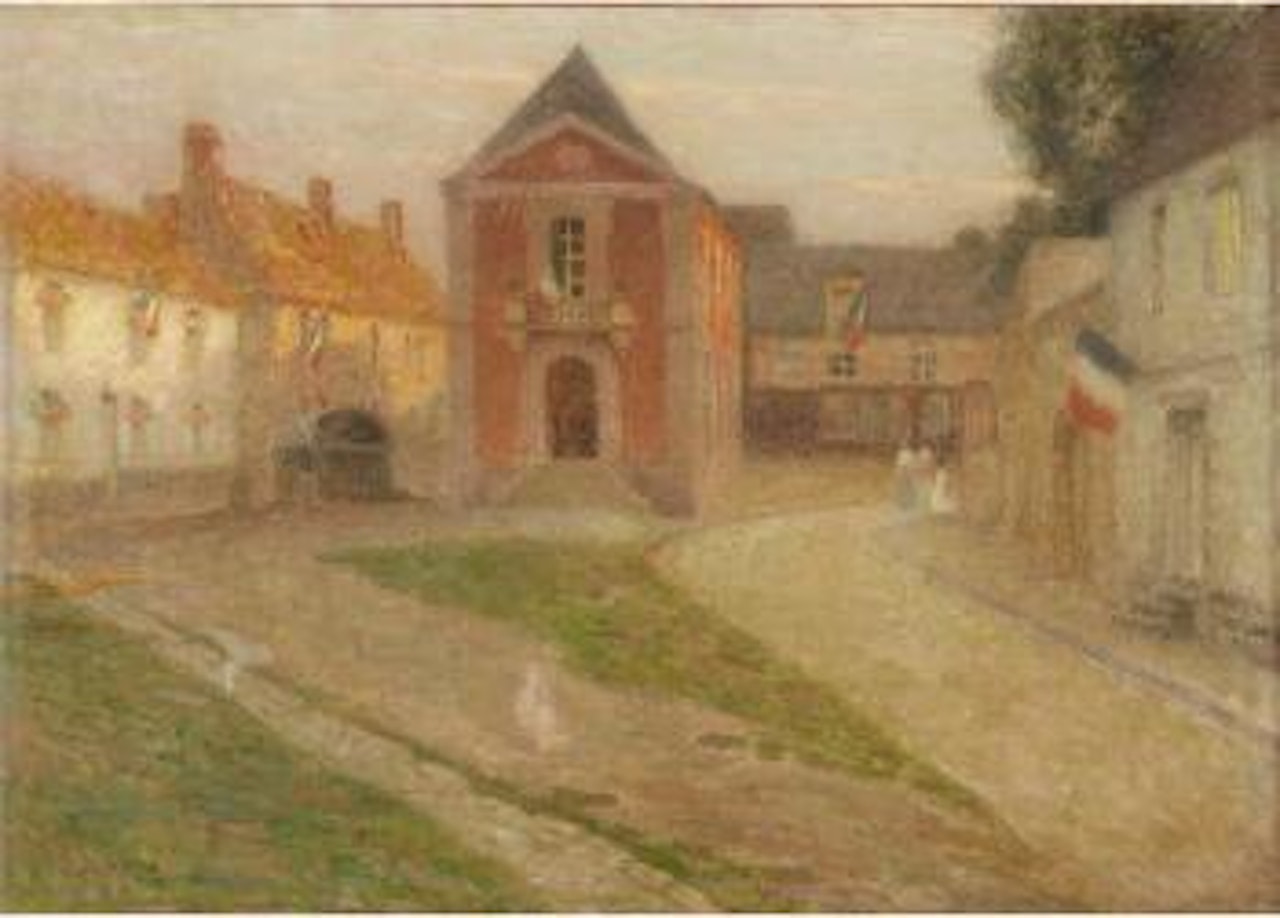 Le Quatorze Juillet, Gerberoy by Henri Le Sidaner