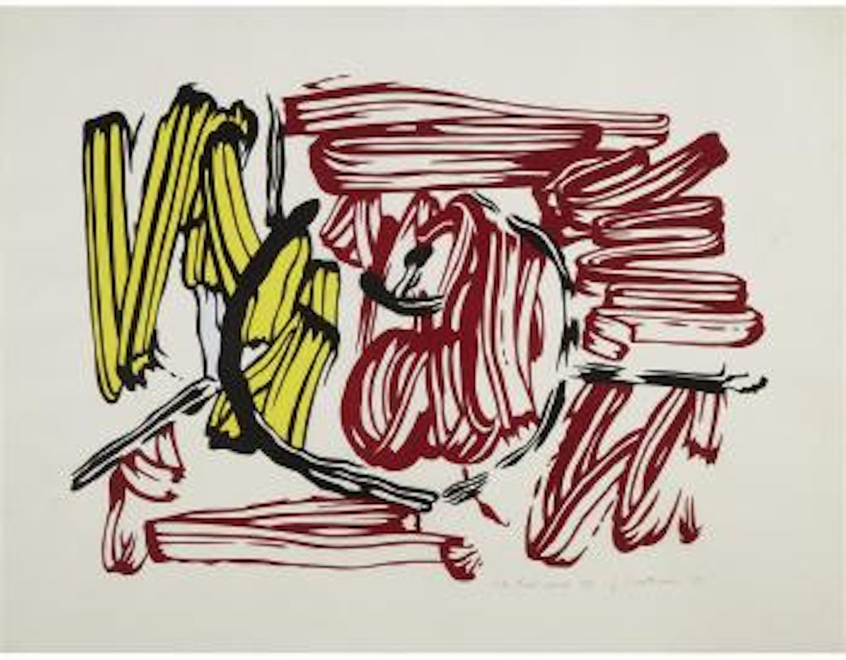 Red And Yellow Apple ,
1983 by Roy Lichtenstein