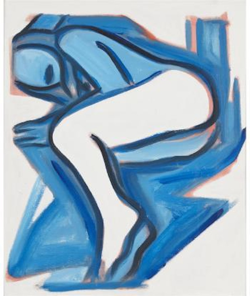 Study For Blue Nude #14 ,
2000 by Tom Wesselmann