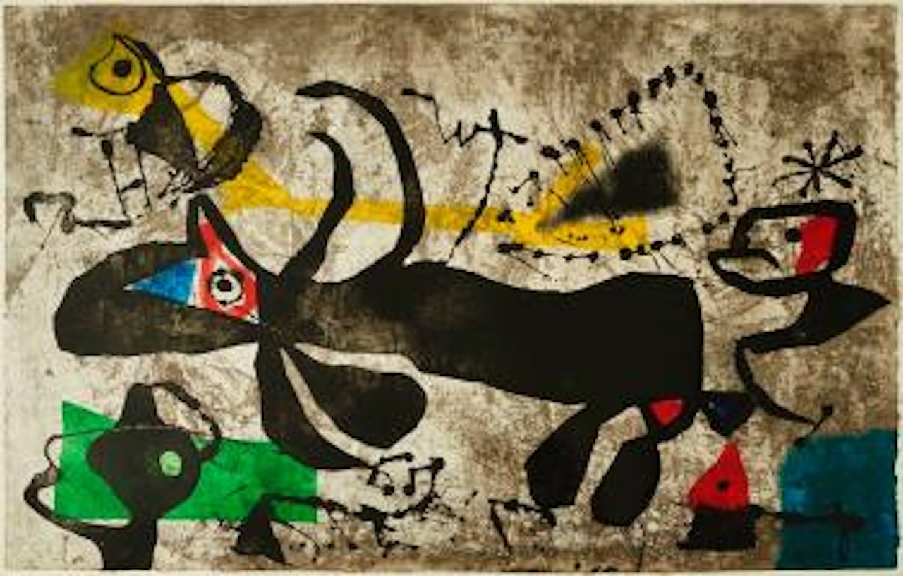 Els Grossos IV by Joan Miró