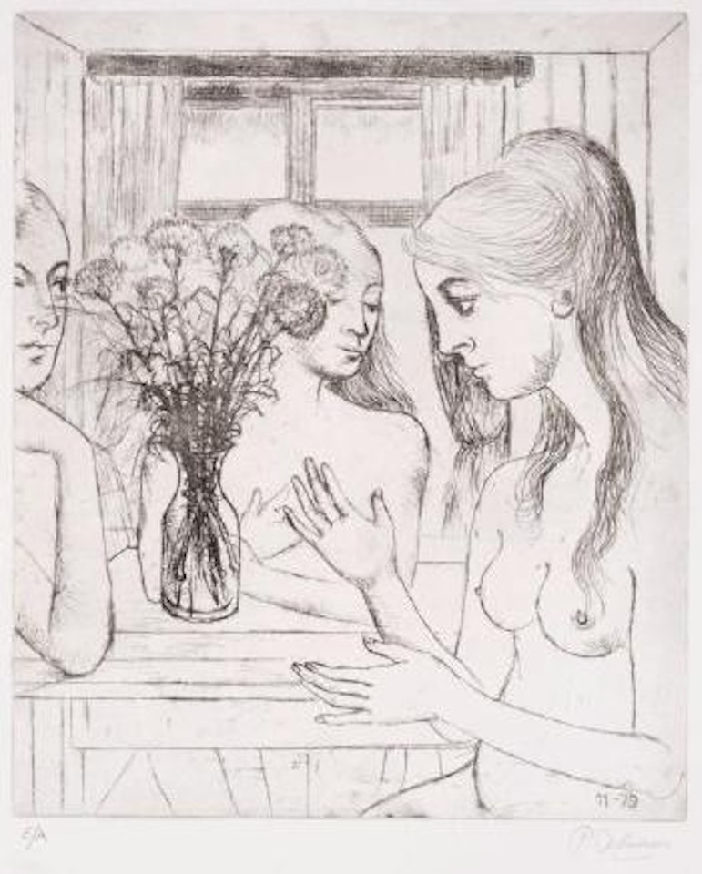 Les oeillets by Paul Delvaux