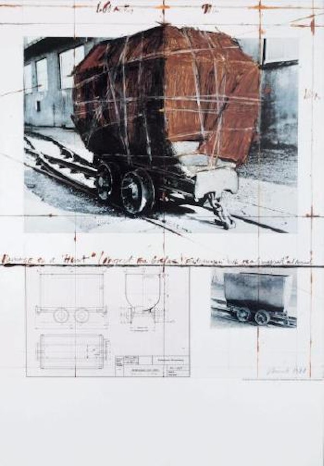 Package on a hunt, project for Goslar by Christo