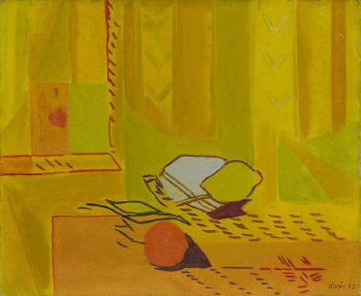 Orange sur fond jaune ,
1942 by Francisco Bores