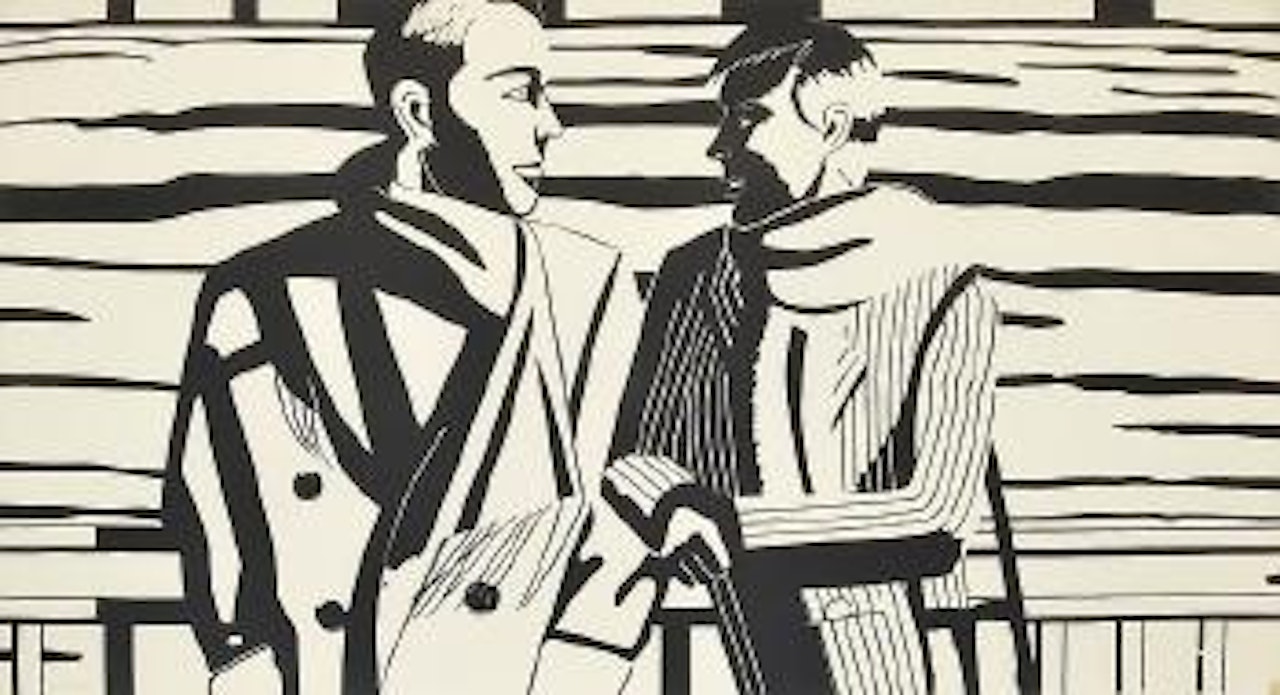 3 P.M by Alex Katz