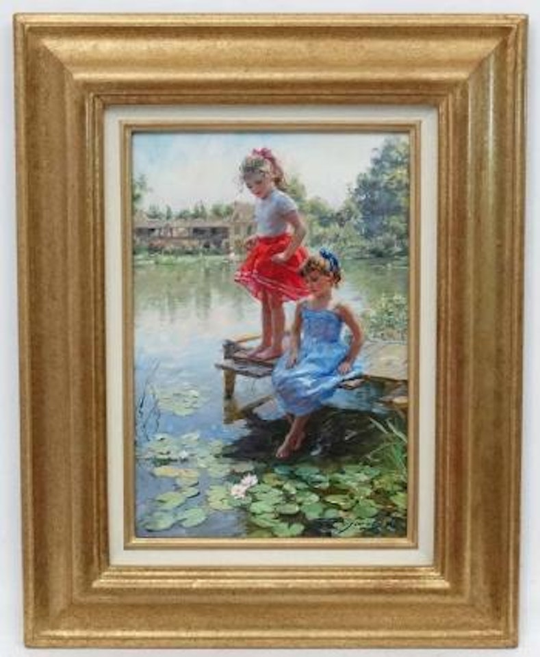 Near the water lilies by Constantin Razoumov
