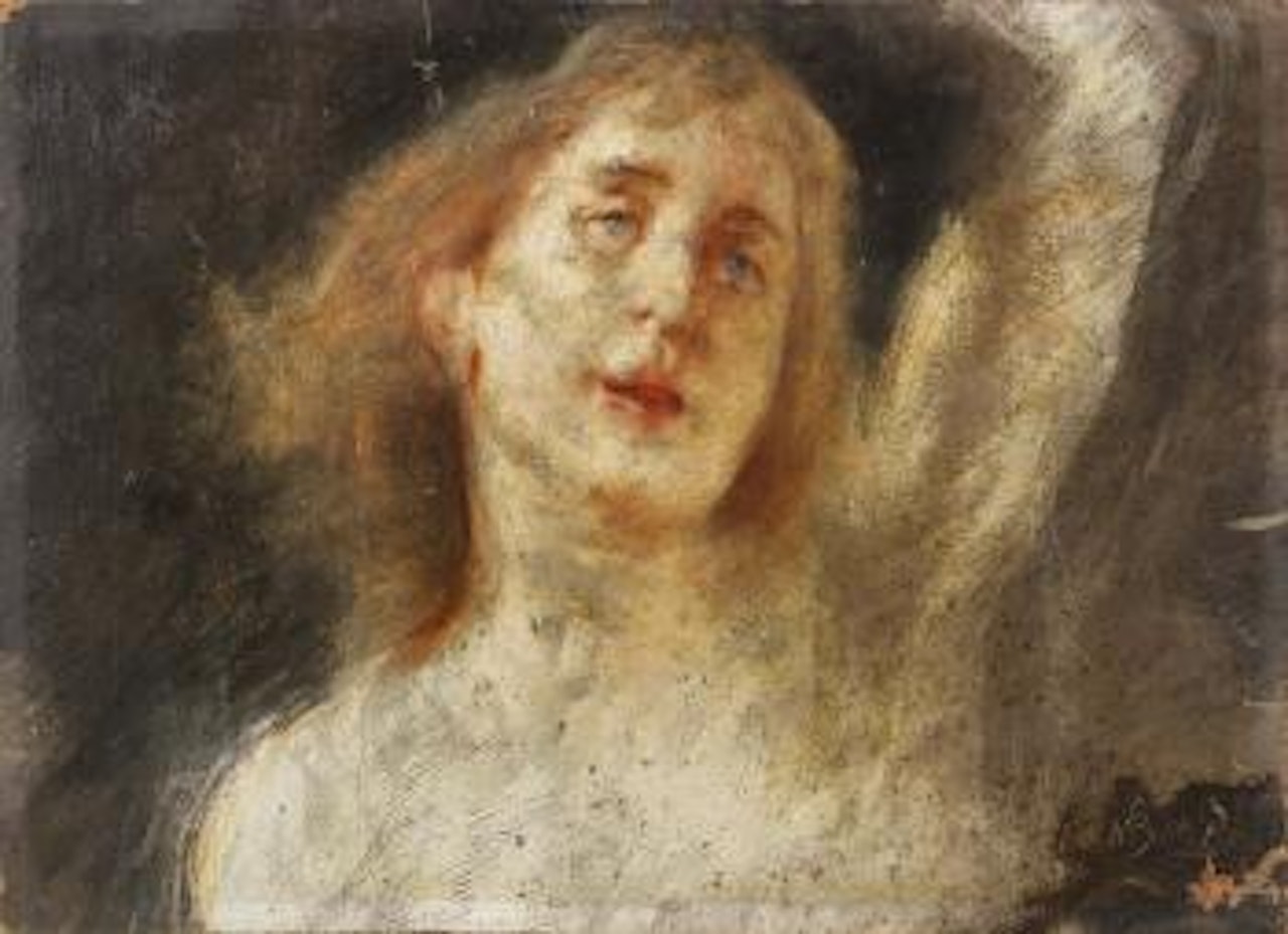 Volto di fanciulla by Mose Bianchi