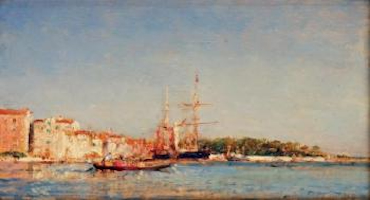 Venise, les Jardins Français by Félix Ziem