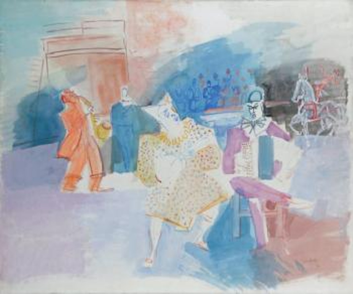 Clowns musiciens by Jean Dufy