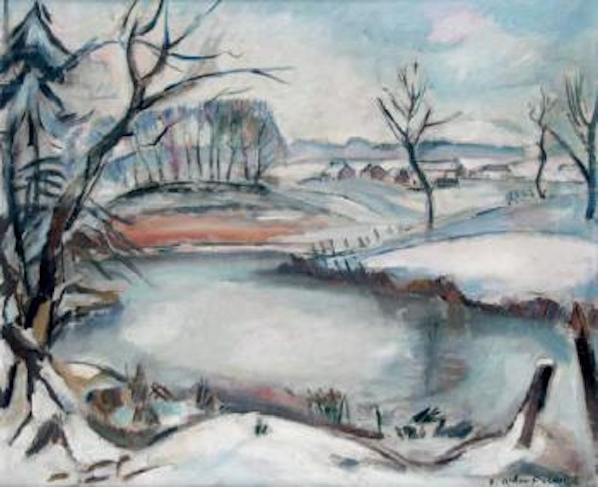 Paysage de neige by Othon Friesz