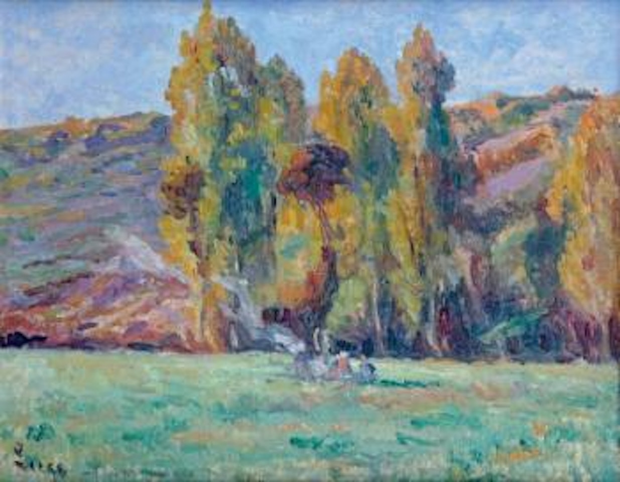 Le pique-nique by Maximilien Luce