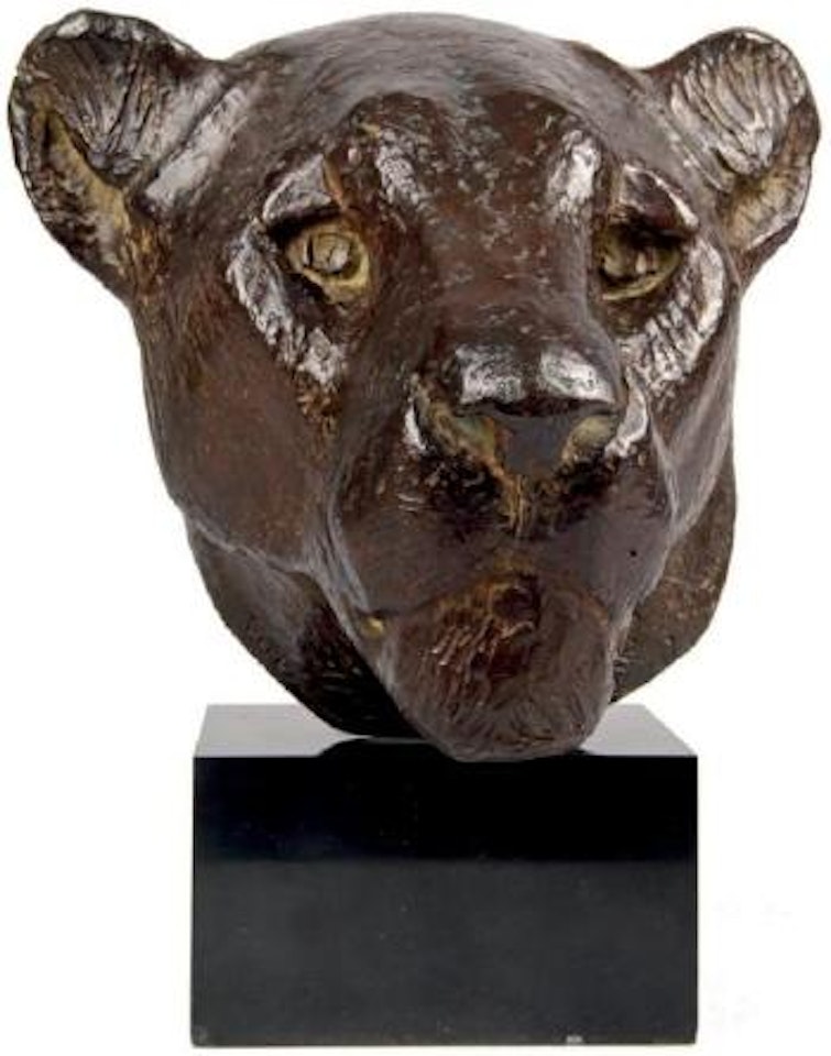 Tête de lionne by Georges Lucien Guyot