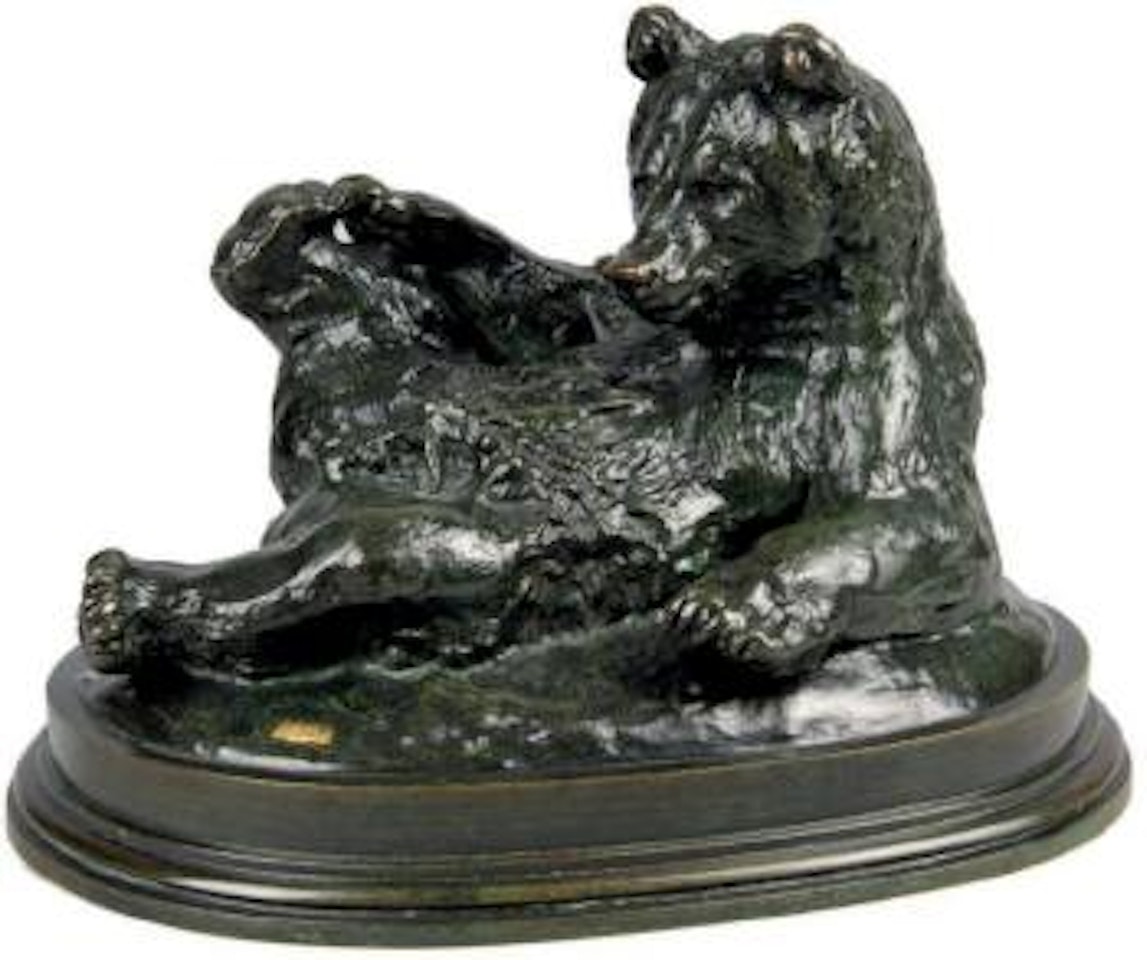 Ours assis by Antoine-Louis Barye