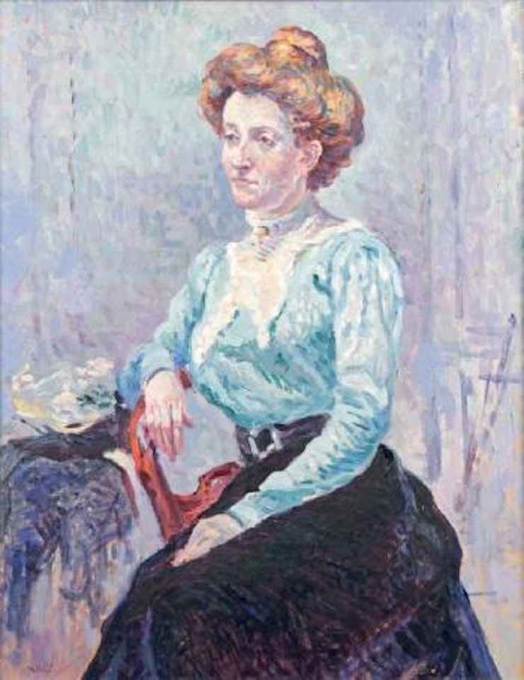 Portrait de Fanny Fénéon by Maximilien Luce