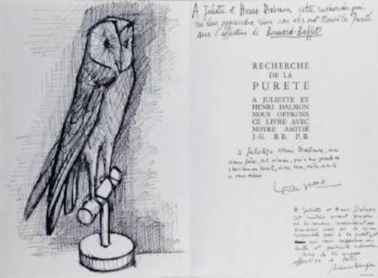 La chouette by Bernard Buffet