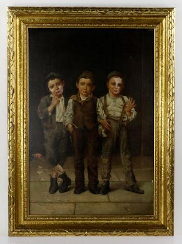 Three Street Children by John George Brown