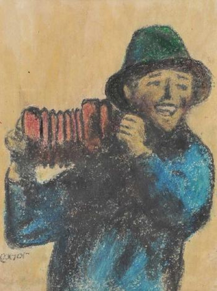 The Concertina Player by William Conor