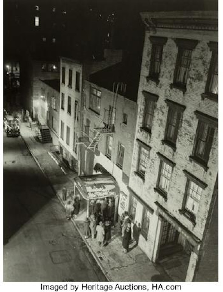 Cherry Lane Theatre on Commerce Street ,
Circa
1948 by Berenice Abbott