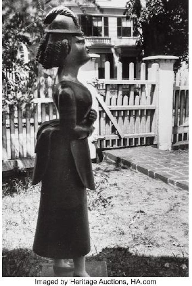 Folk Art Statue ,
1932 by Berenice Abbott