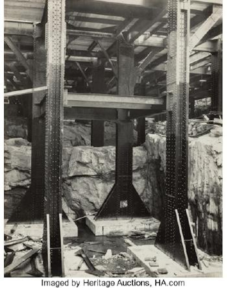 Rockefeller Center Going Up ,
1933 by Berenice Abbott