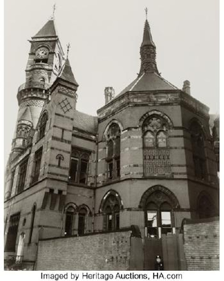 Baroque fantasies of the old Jefferson Market Court House ,
Circa
1948 by Berenice Abbott