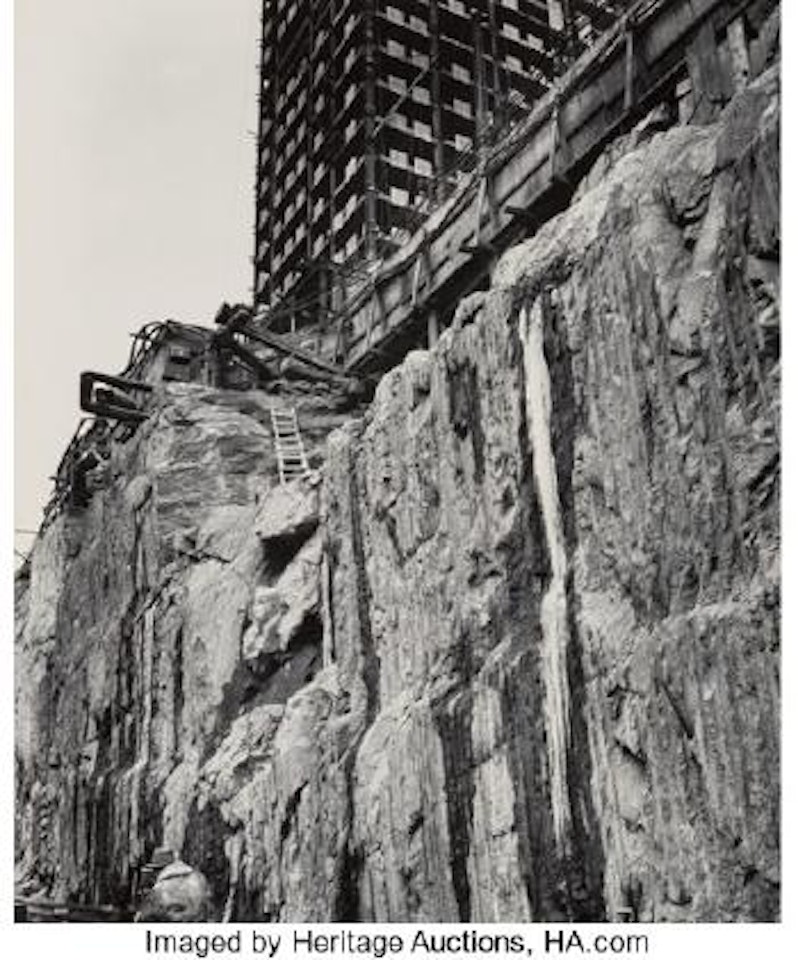 Rockefeller Center Excavation ,
1932 by Berenice Abbott