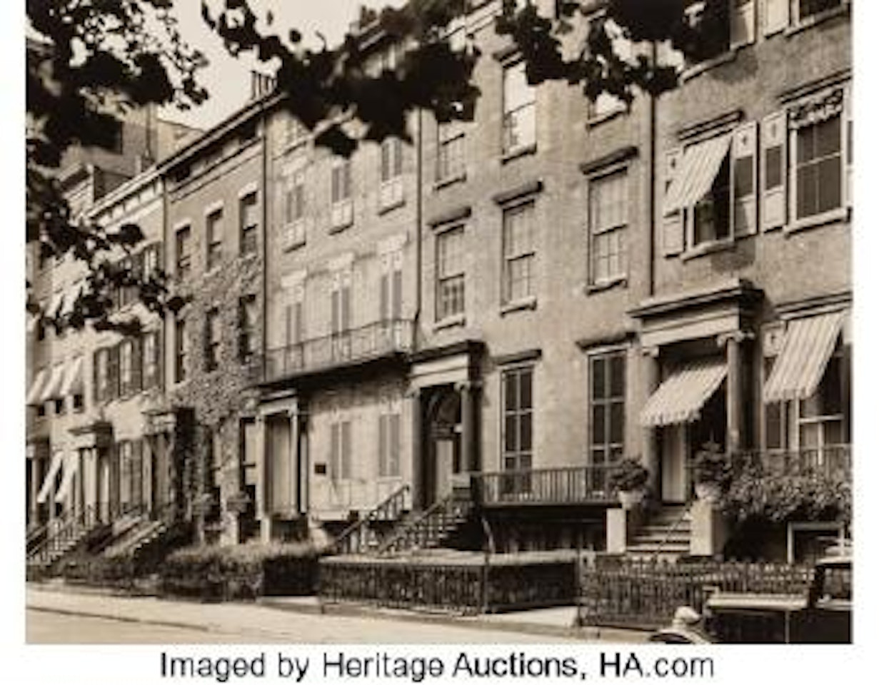Washington Square North, Nos. 21-25, between Fifth Avenue and MacDougal Street, August 12, 1936 ,
1936 by Berenice Abbott
