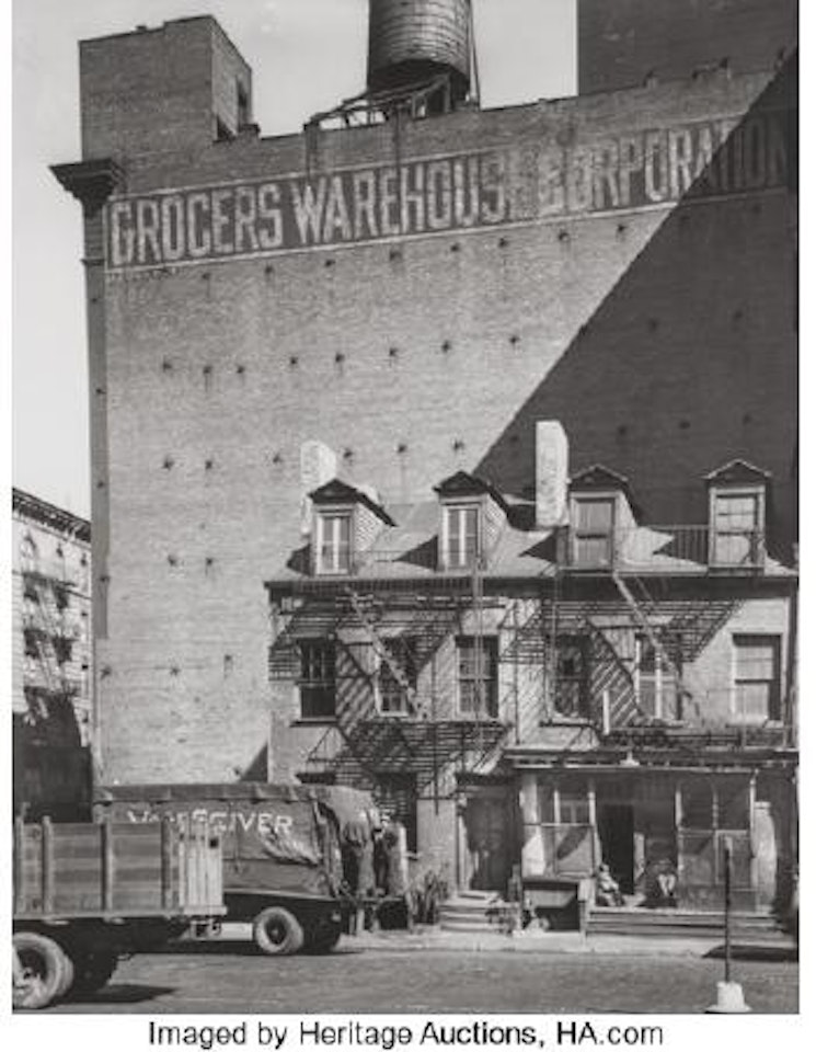 Broome Street, Nos. 512-514, Between Thompson Street and West Broadway, October 7, 1935 by Berenice Abbott
