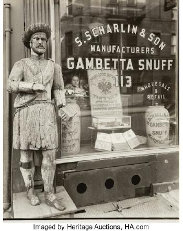 Snuff Shop, 113 Division Street at Orchard Street, January 26, 1938 by Berenice Abbott