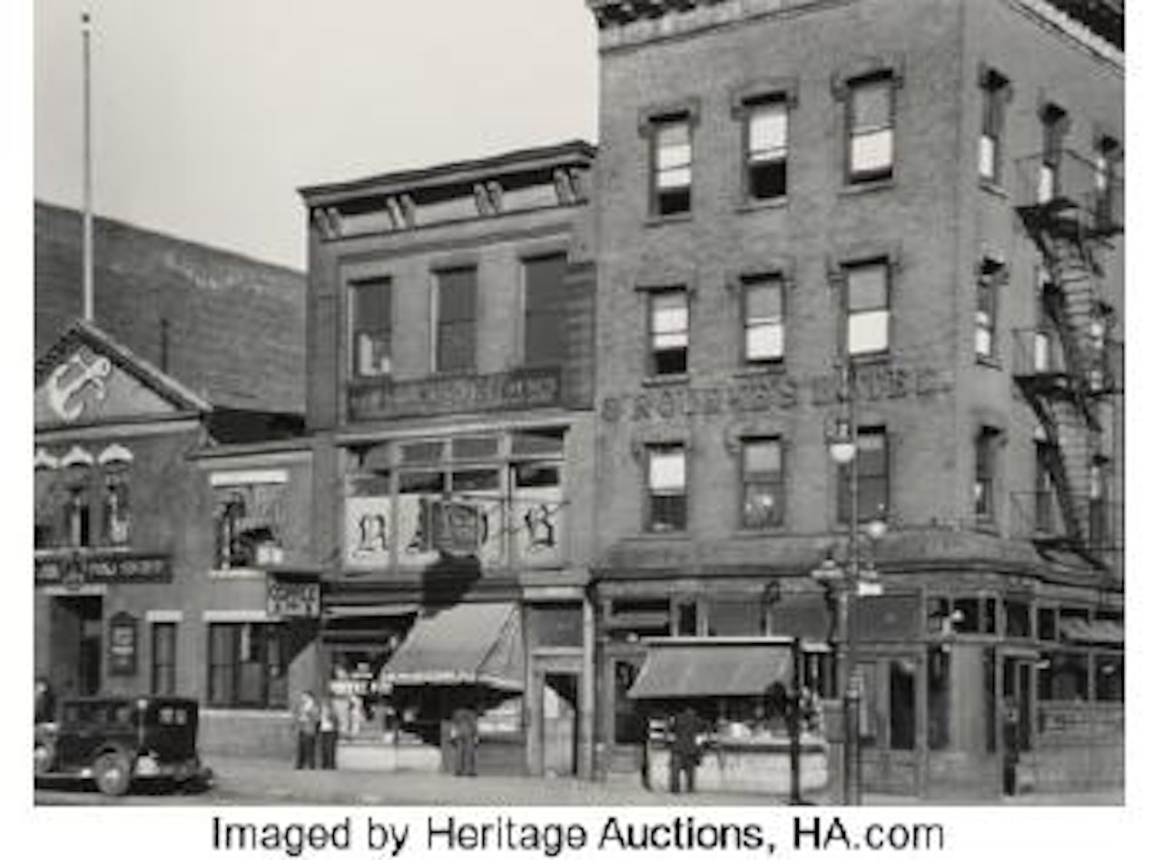 O'Rourke's Hotel, 11th Avenue and 22nd Street by Berenice Abbott