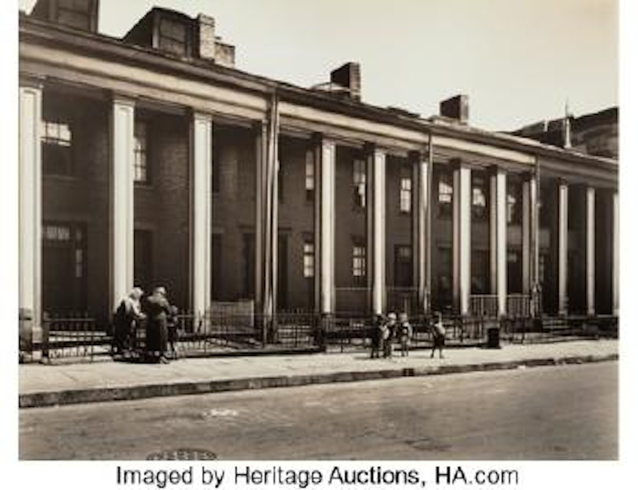 Willow Place, Brooklyn by Berenice Abbott
