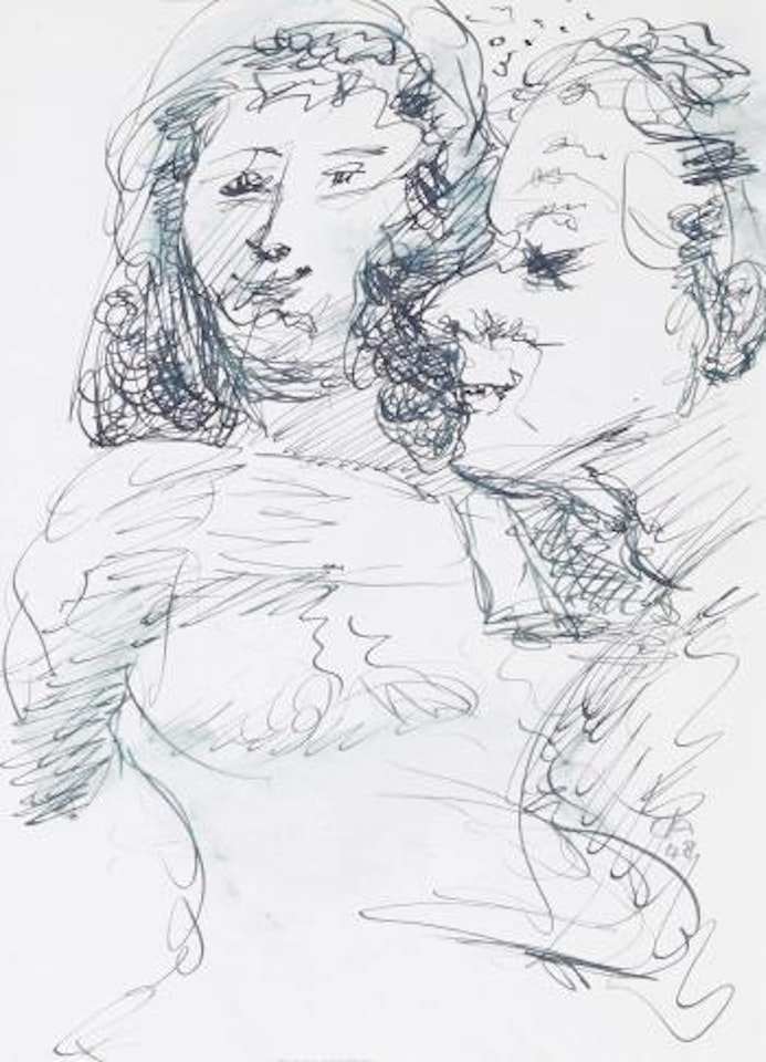 Das Paar ,
1948 by Cuno Amiet