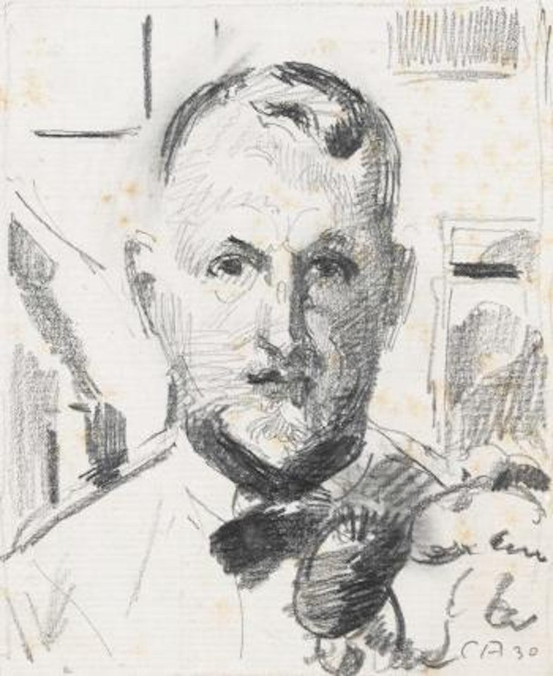 Selbstbildnis ,
1930 by Cuno Amiet