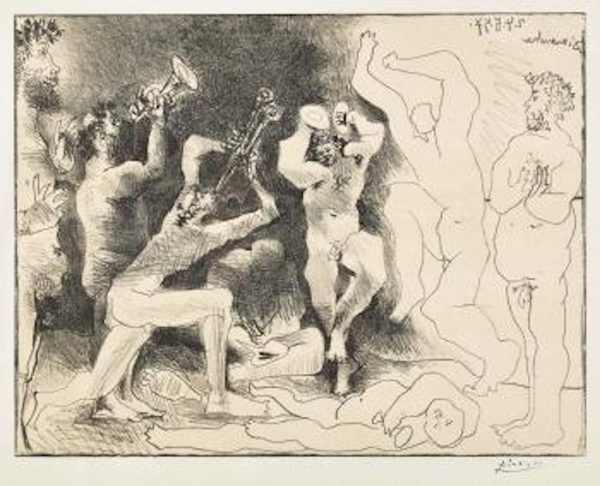 La Danse Des Faunes ,
1957 by Pablo Picasso