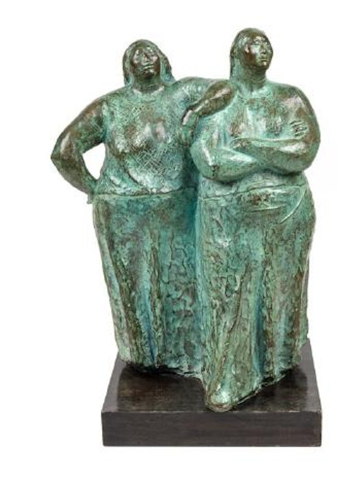 Standing Juchitecas by Francisco Zuñiga